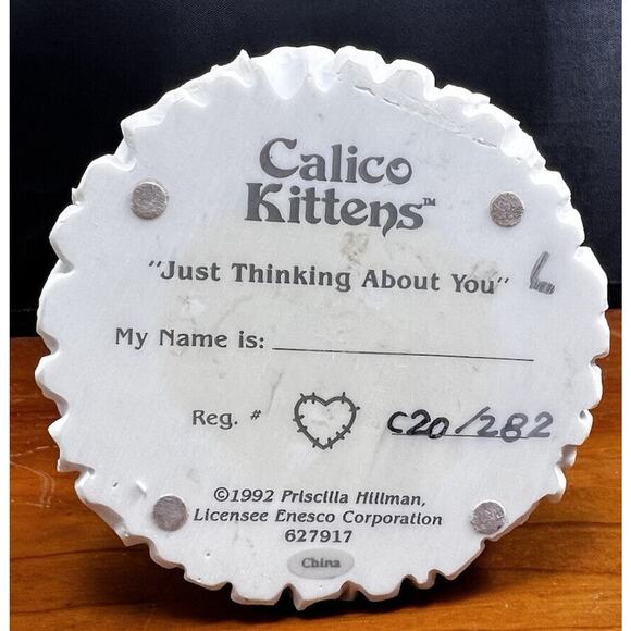 CALICO KITTENS "YOU WILL ALWAYS BE CLOSE TO MY HEART & JUST THINKING ABOUT YOU” - Picture 12 of 15